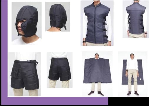 ECCT complete kit including headgear, vest, blanket, and oscillator