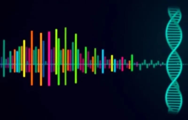 Genomic sequencing data visualization with DNA