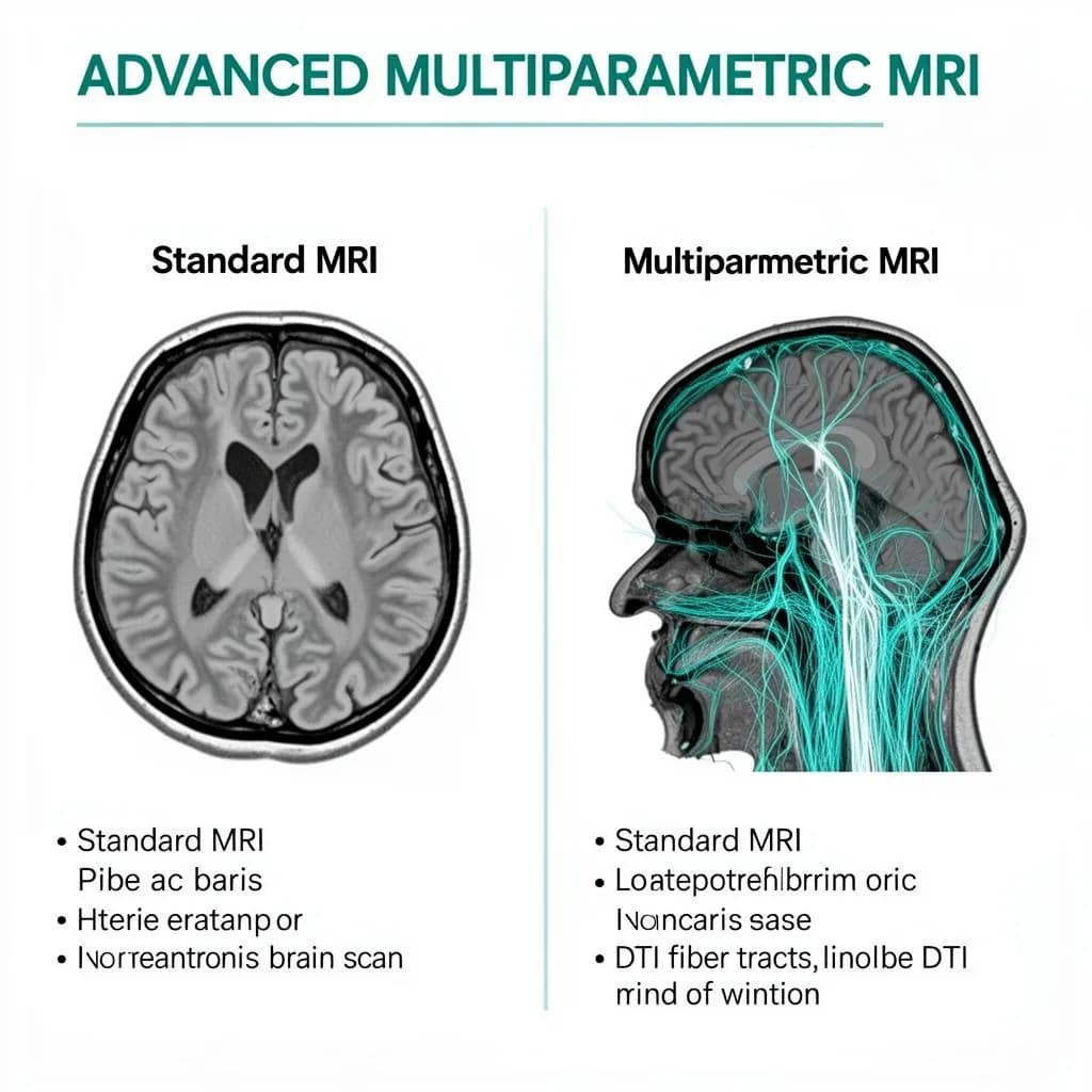 Standard MRI vs Multiparametric MRI comparison
